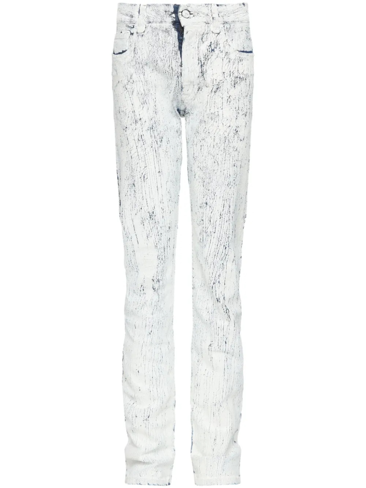 

Вощеные джинсы MM6 Maison Margiela, белый