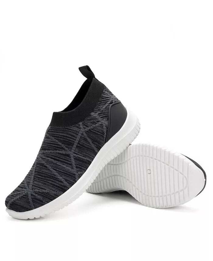 Женские повседневные кроссовки Slip On с дышащей сеткой Mio Marino, черный