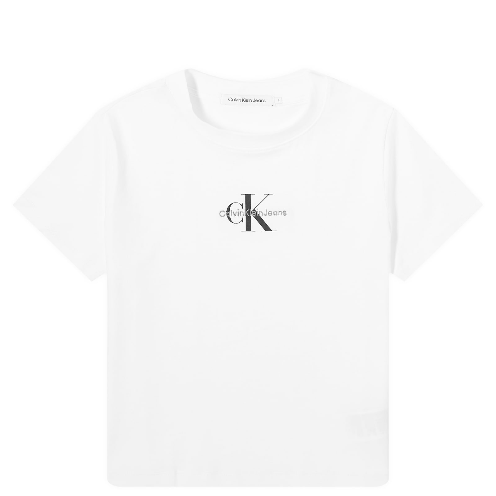 

Футболка Calvin Klein Monologo Baby T-Shirt, цвет Bright White