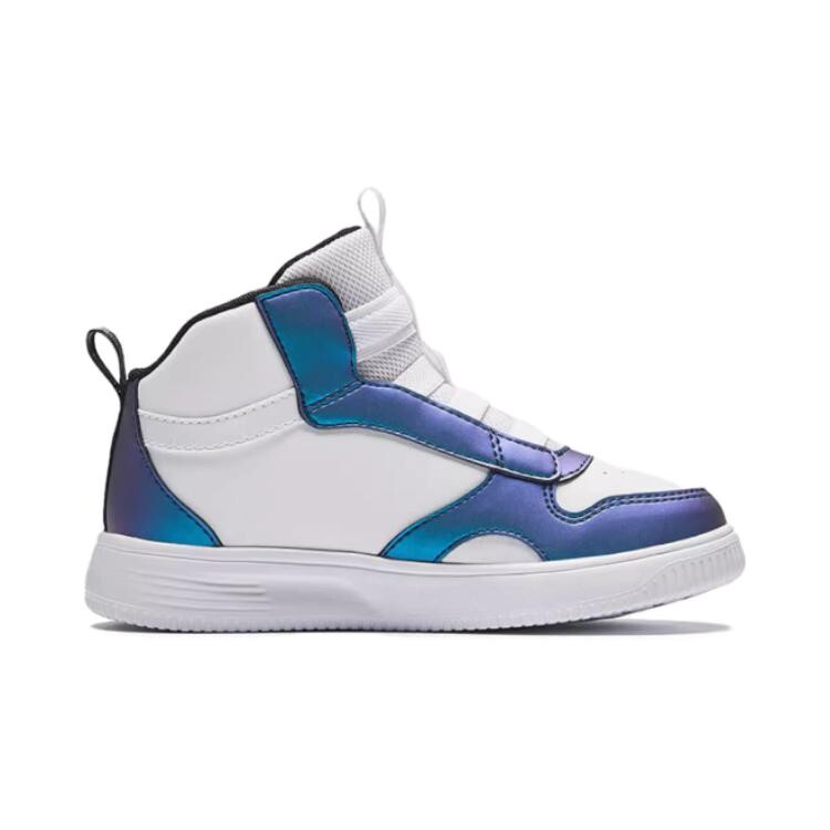 Кроссовки Anta kids Kids Lifestyle Shoes PS Mid-top ANTA White/blue, синий — фото 2