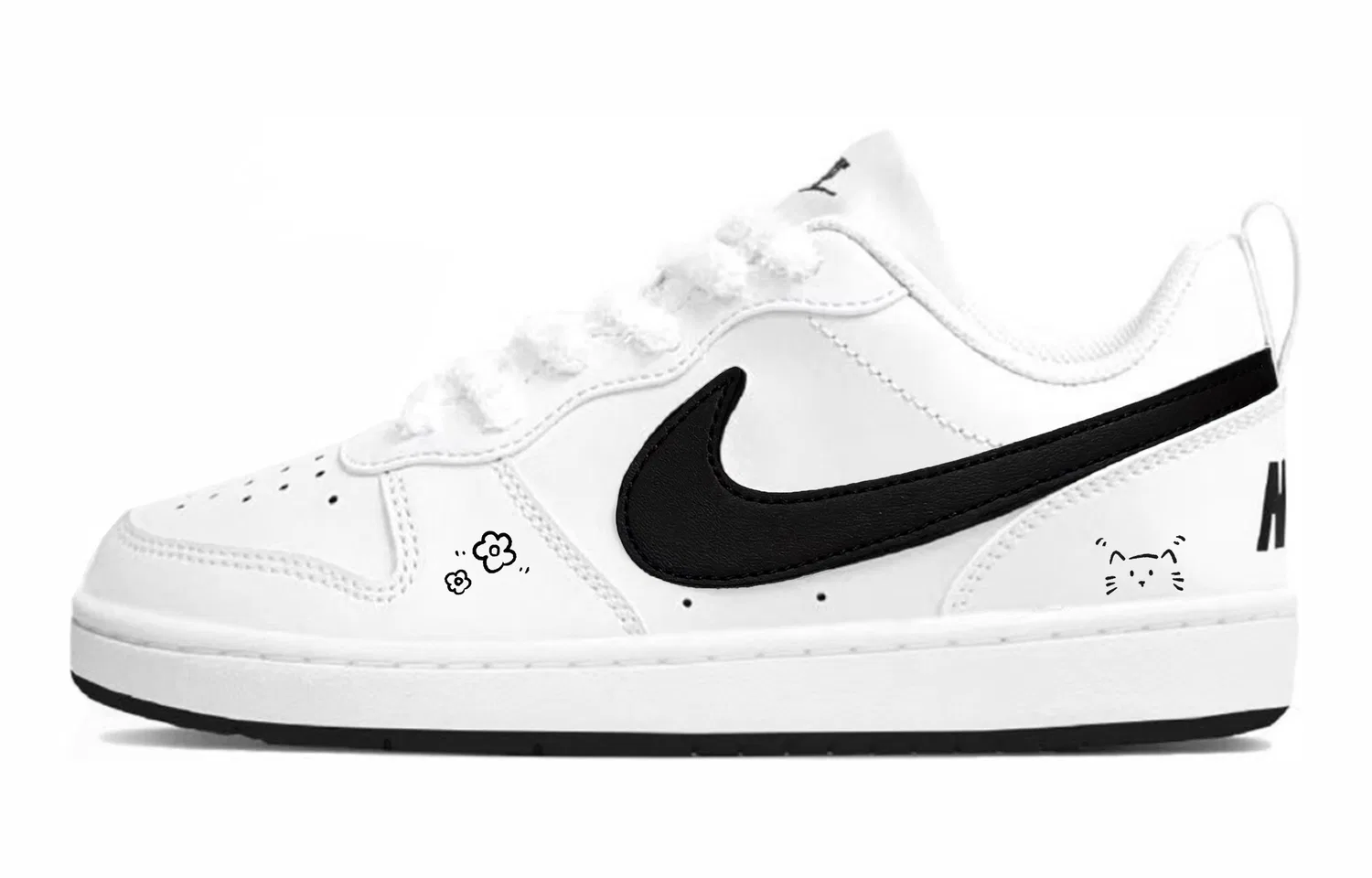 Кроссовки скейтерские Court Borough 2 Low top Black Unisex Nike