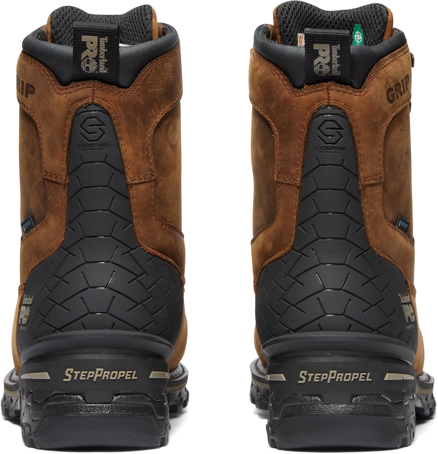 Timberland PRO мужские промышленные рабочие ботинки Boondock Hd 8 Inch с композитным защитным носком и водонепроницаемостью, Distressed Brown — фото 3