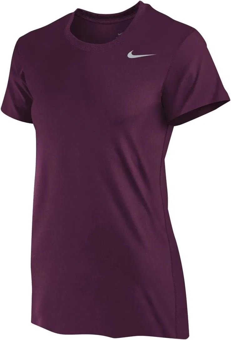 Футболка Nike Dri-FIT, женская, темно-бордовая