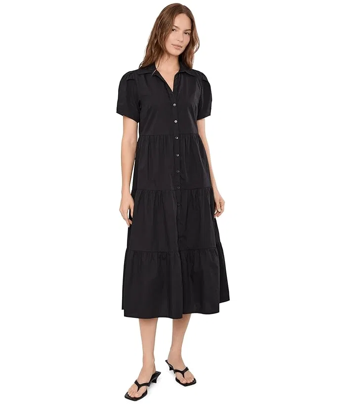 Платье A-line с воротником Calvin Klein, Black