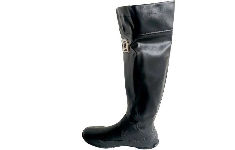 

WBSJ Водостойкие резиновые сапоги унисекс черно-серый цвет, цвет Black Gray
