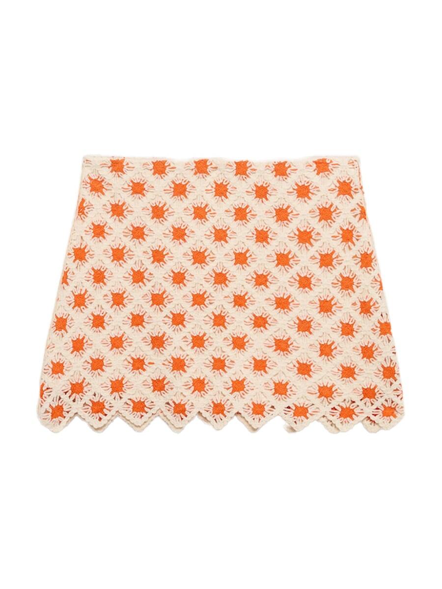 

Мини юбка MANGO CAMERON, Orange