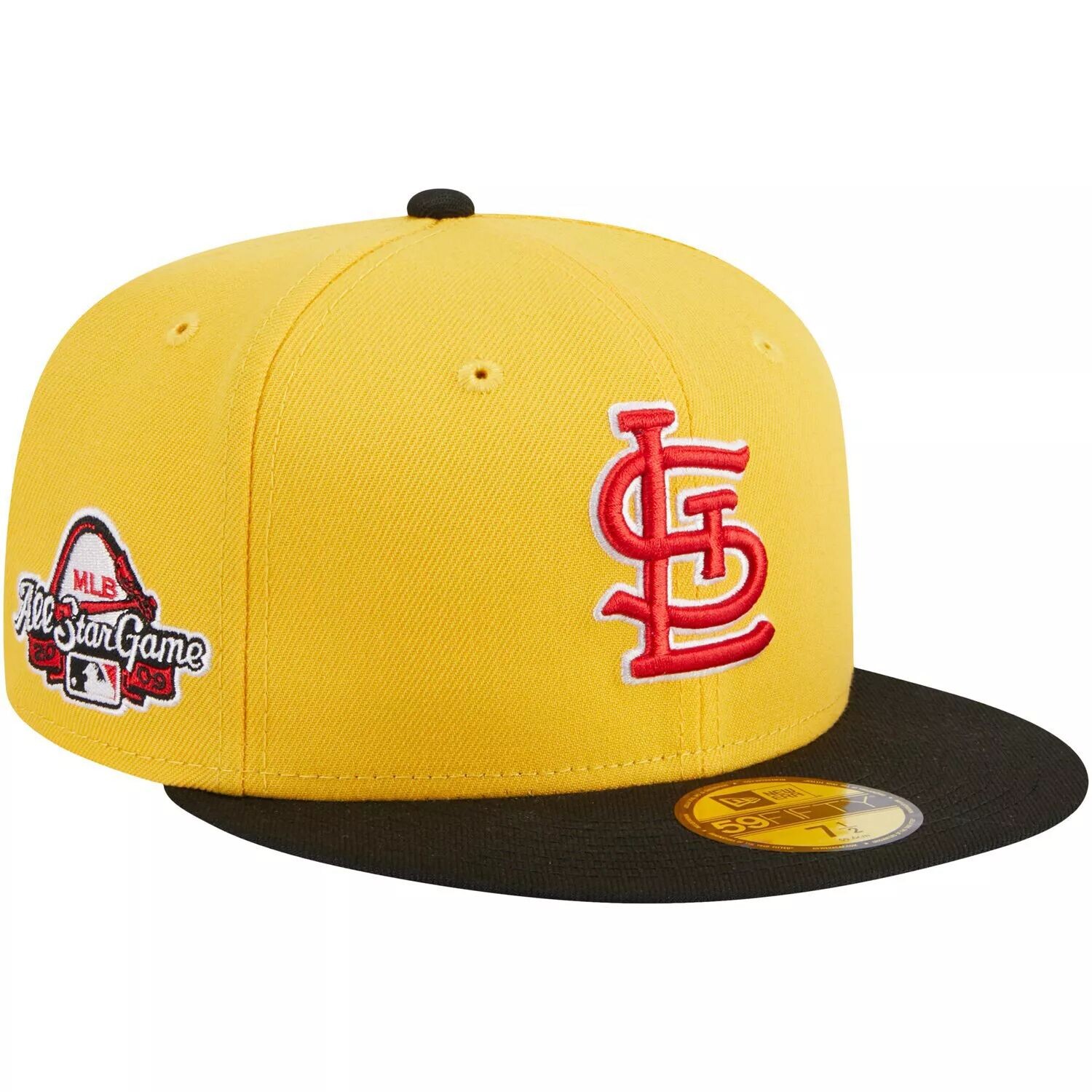 

Мужская приталенная шляпа New Era желто-черная St. Louis Cardinals Grilled 59FIFTY
