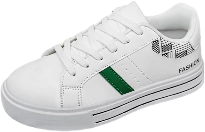 

Мужские удобные повседневные белые кроссовки без шнурков с толстой подошвой и низким каблуком, подходящие для спортивных занятий Hoalox