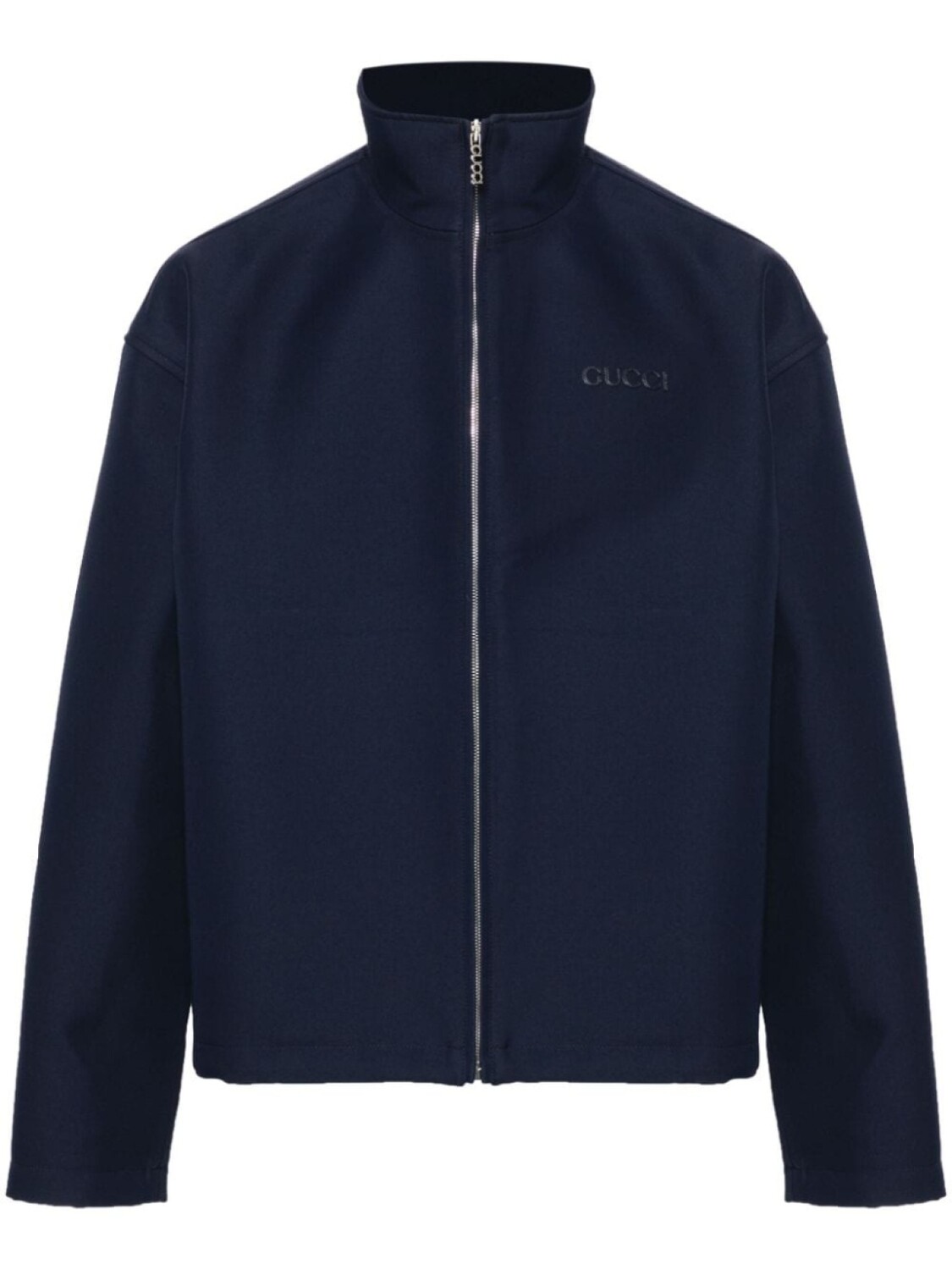 

Gucci куртка с вышитым логотипом, синий