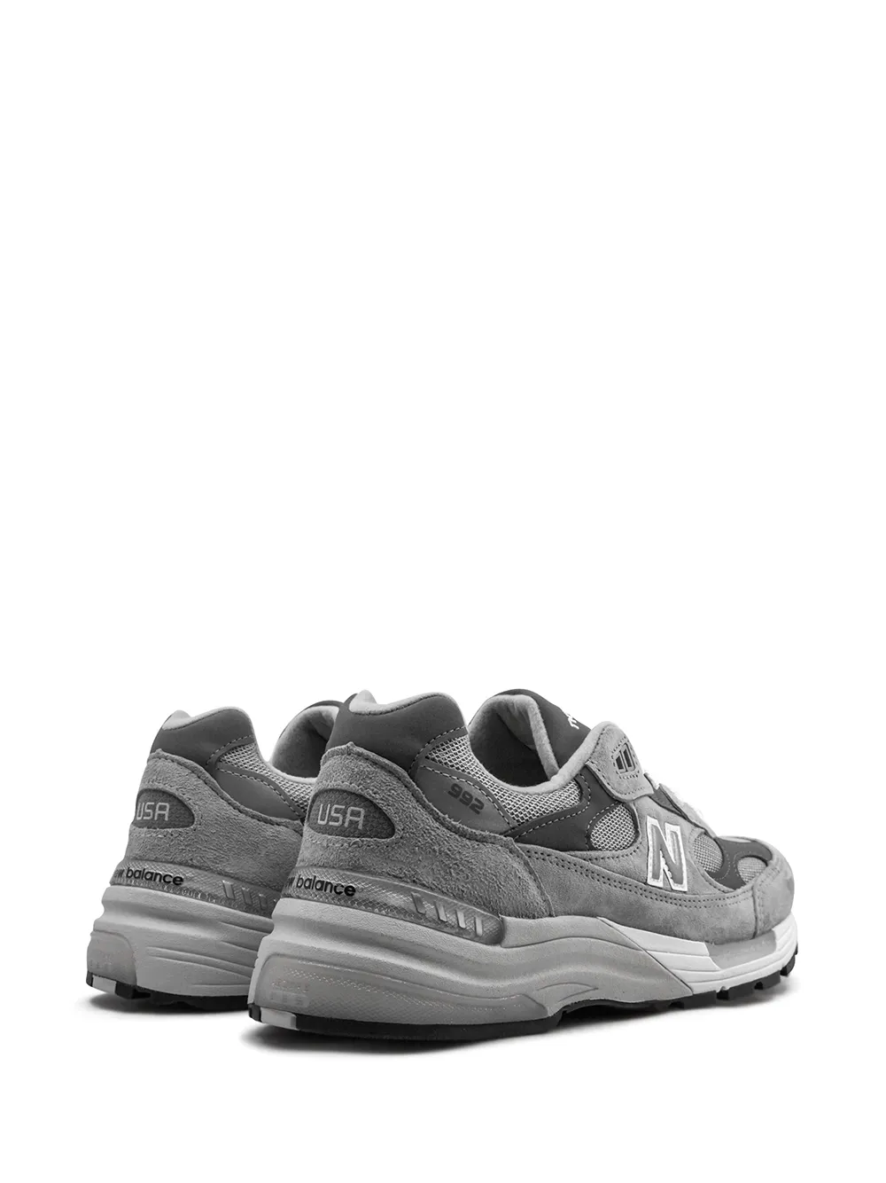 Кроссовки 992 на шнуровке NEW BALANCE, серый — фото 3