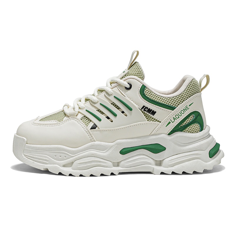 

Детские скейтерские кроссовки для подростков FCMM, бежевый/зеленый