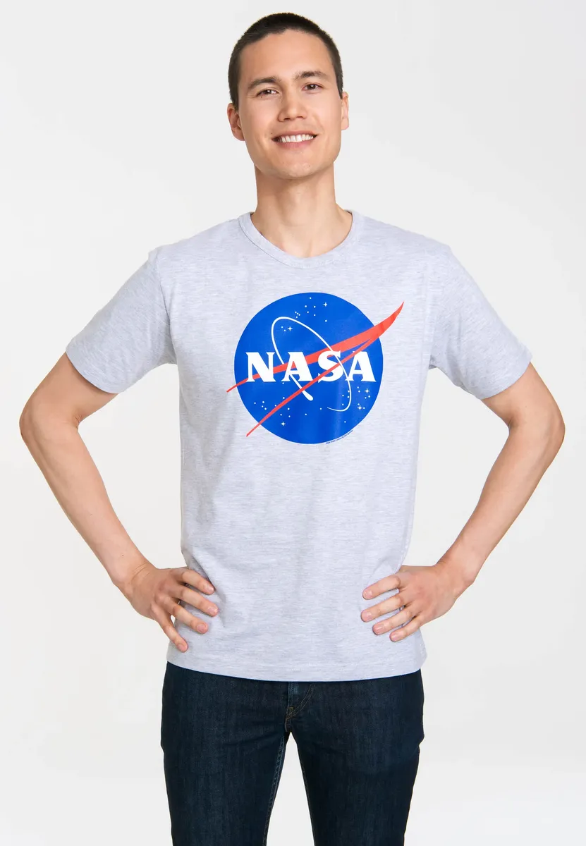 

Logoshirt Футболка "NASA Logo" с крутым Logoshirtом NASA, серый