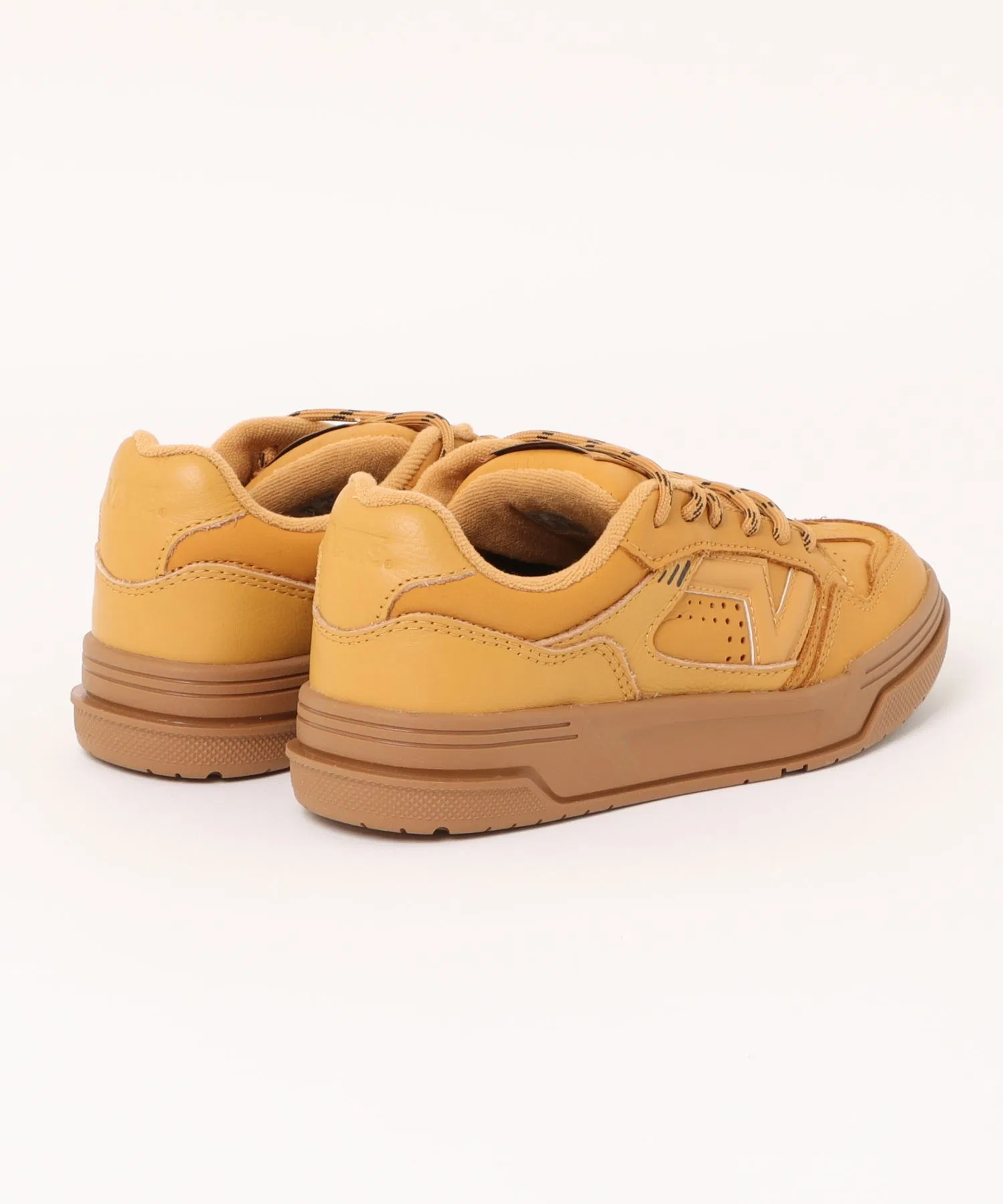 Мужские кожаные кроссовки VANS UPLAND Wheat Brown — фото 4