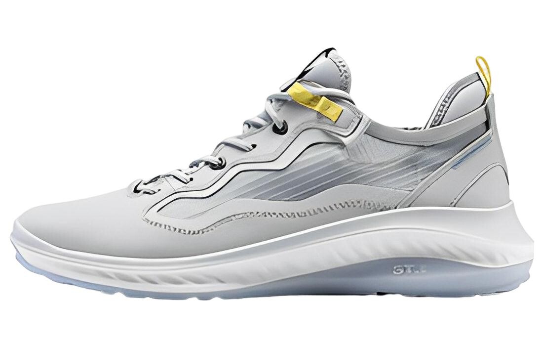 

Кроссовки ecco Lifestyle Shoes Men Low-top Concrete Gray, серый