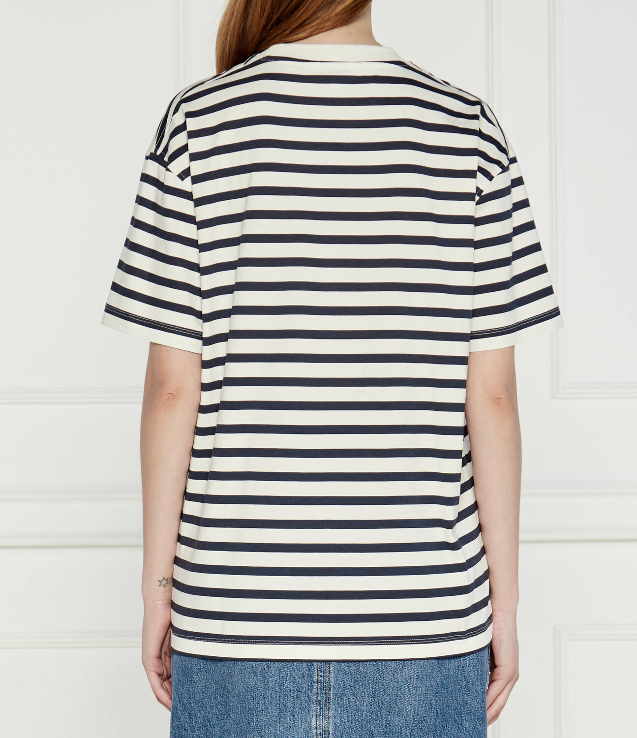 Футболка Tommy Hilfiger Oversize fit, белый — фото 4