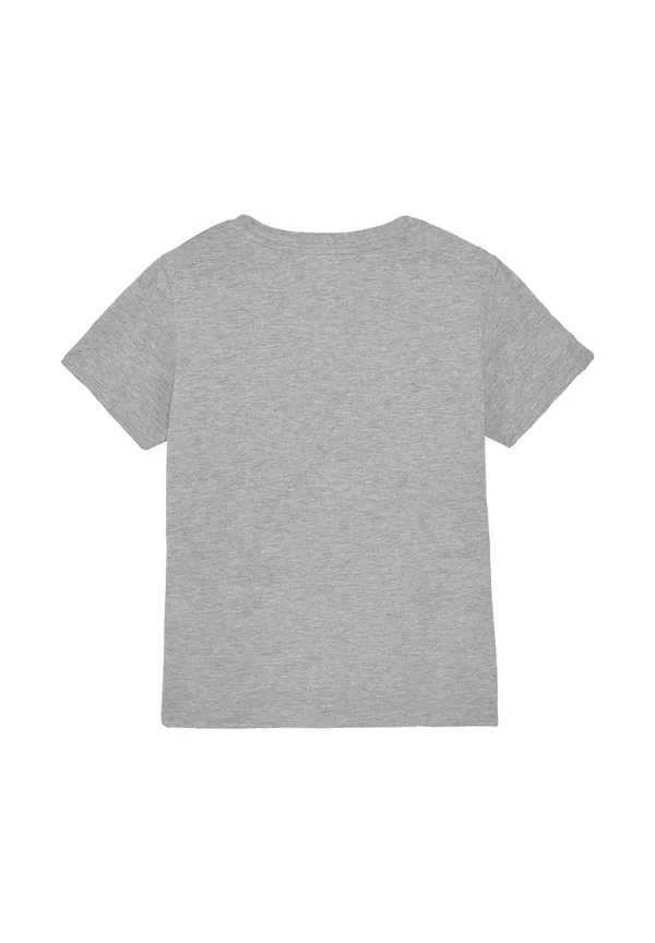 Футболка Cotton Soul Harry Potter the Hufflepuff Print T-Shirt, меланжевый светло-серый — фото 2