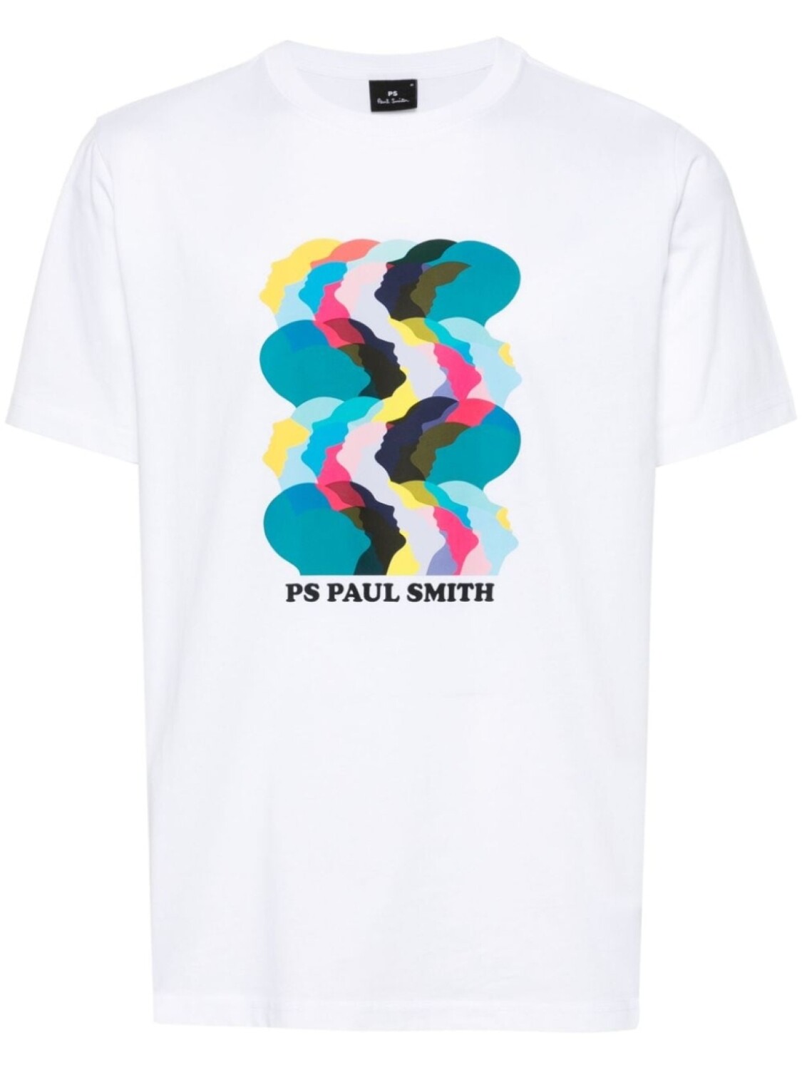 

PS Paul Smith футболка Heads Up с логотипом, белый