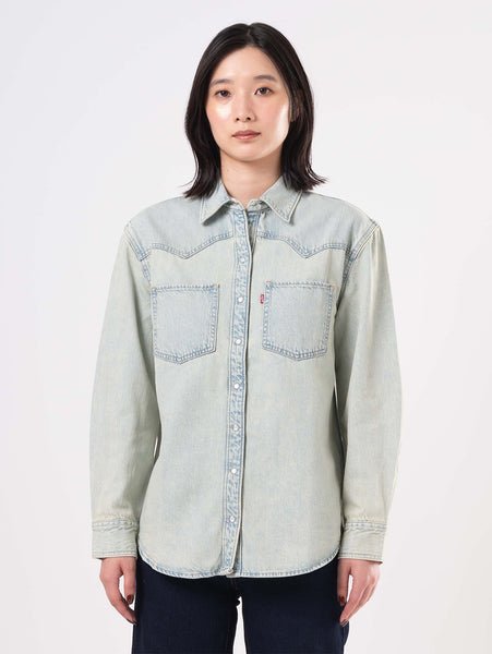 Рубашка в западном стиле TEODORA Levi's, Light Indigo - Worn In