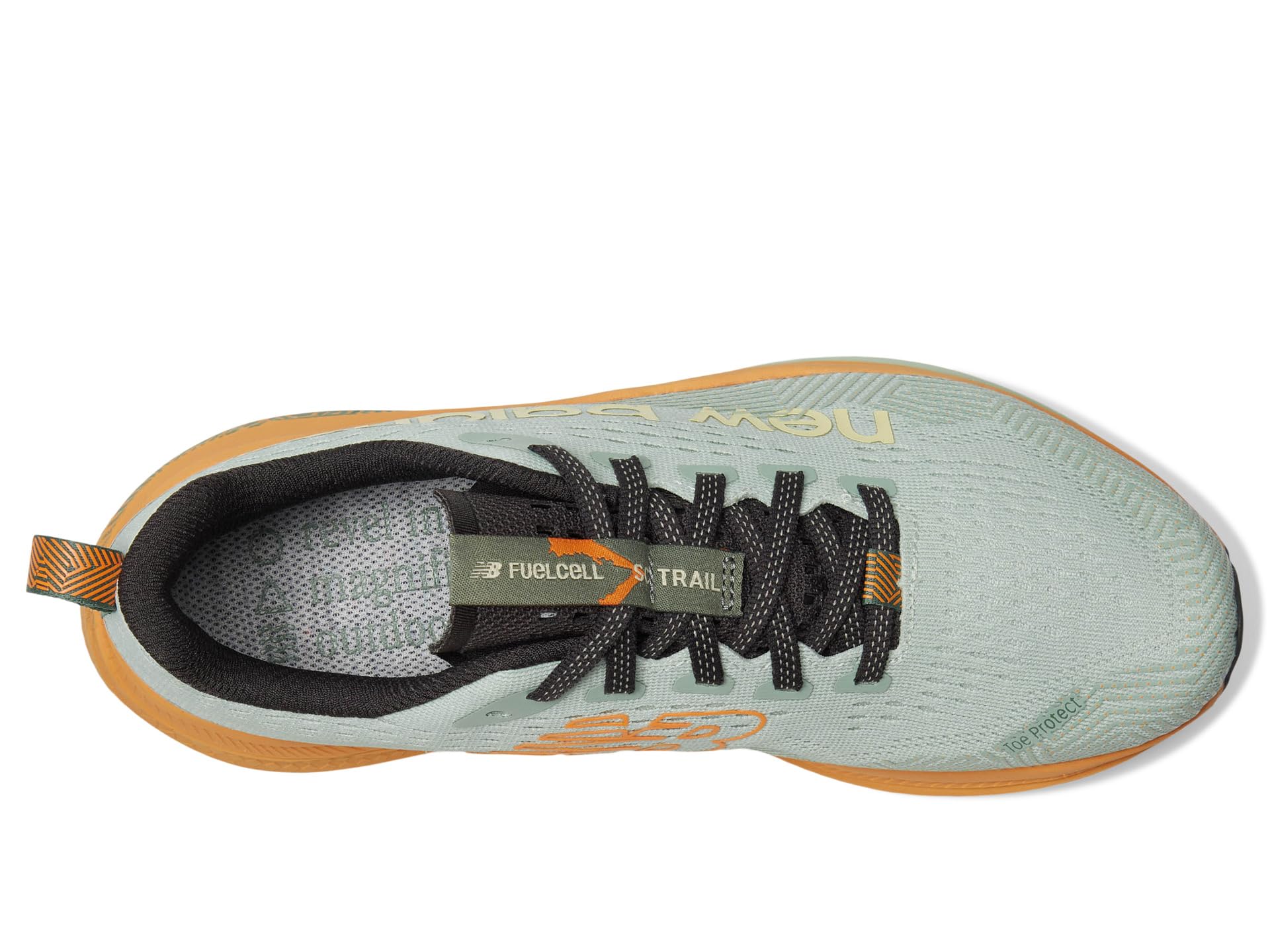 Кроссовки New Balance FuelCell SuperComp Trail v1, цвет Clay Ash/Dried Apricot/Dark Juniper — фото 2