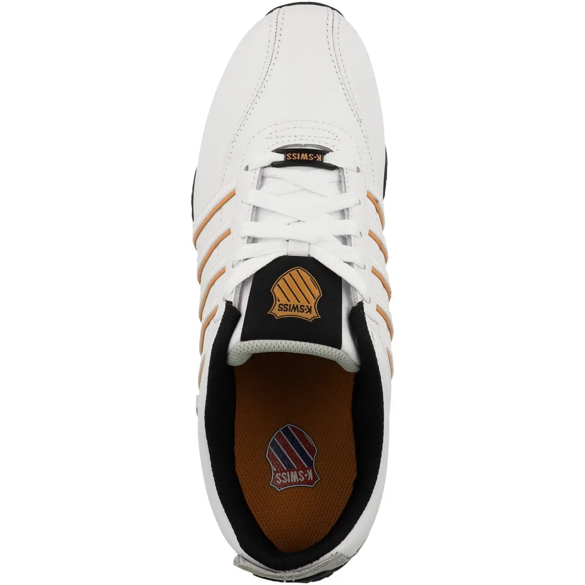 Кроссовки низкие кожаные K-SWISS, белый — фото 2