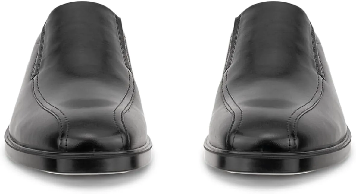 Мужские лоферы ECCO Milan Bike Toe, черный — фото 2