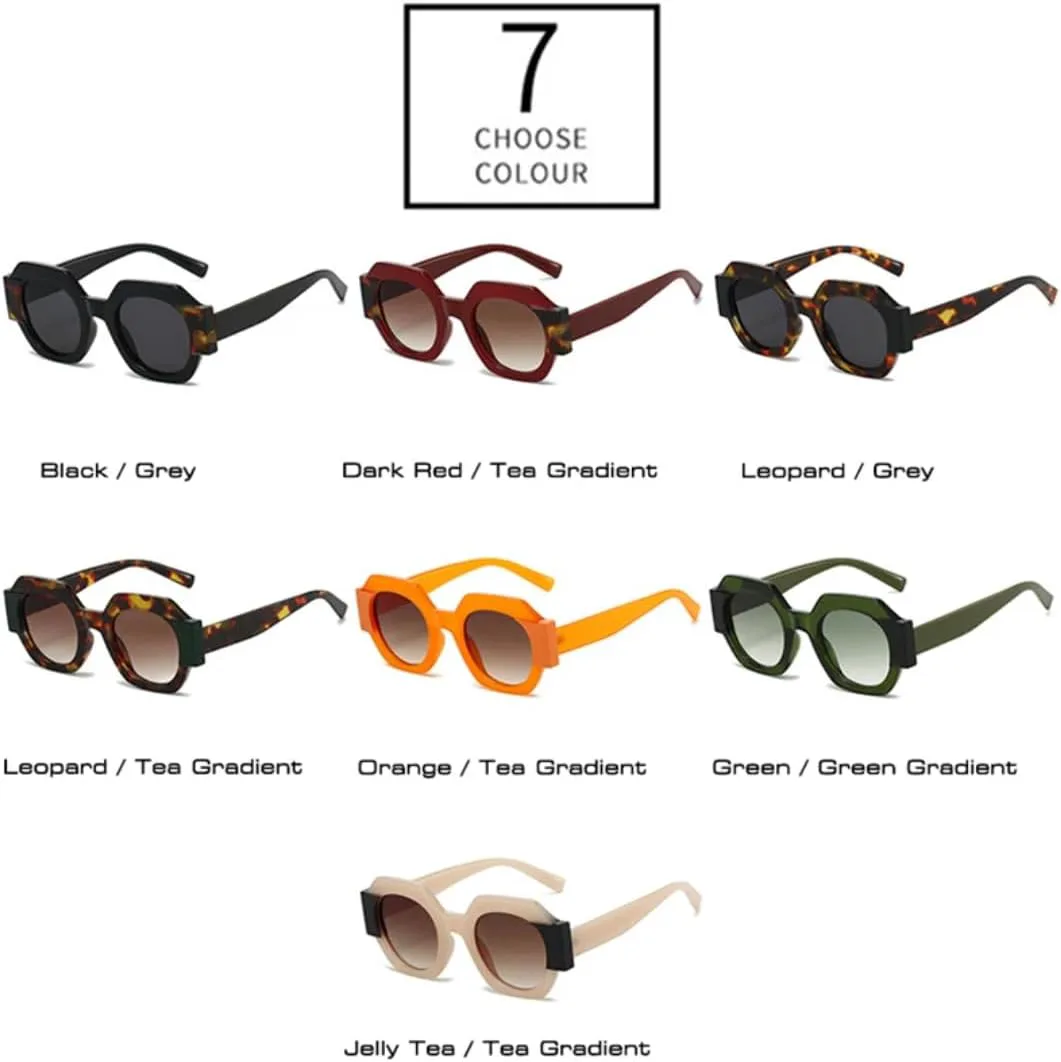 

Солнцезащитные очки с защитой UV400 | Двухцветный градиент в стиле панк | для женщин и мужчин, для занятий спортом на открытом воздухе и вождения DSVIGF, Orange