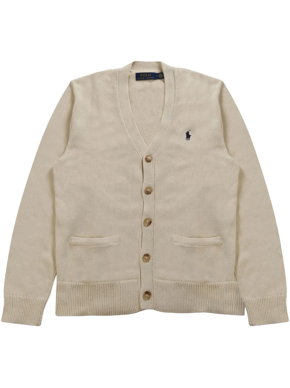 Кардиган с вышивкой Polo Pony POLO RALPH LAUREN, нейтральный