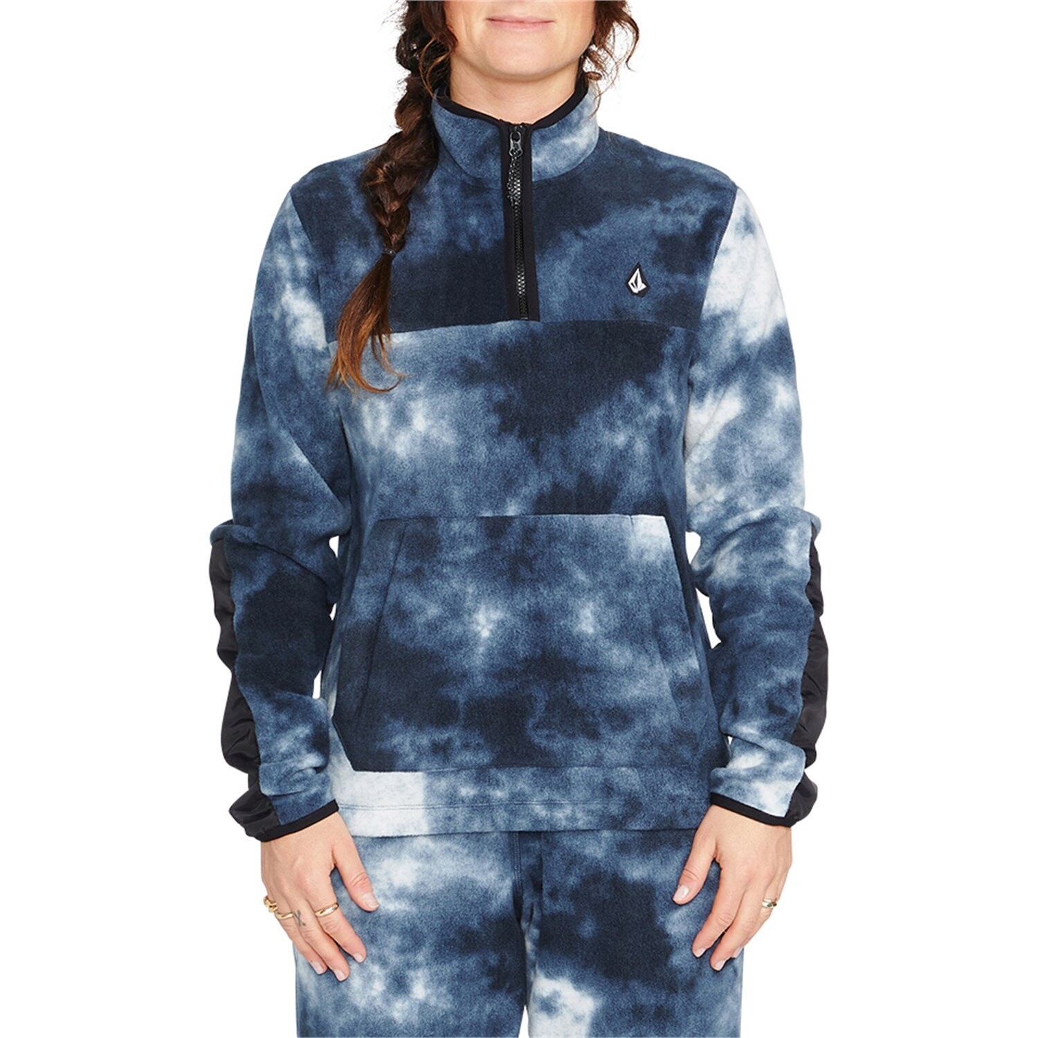 

Пуловер Volcom Polar Fleece, цвет Storm Tie-Dye