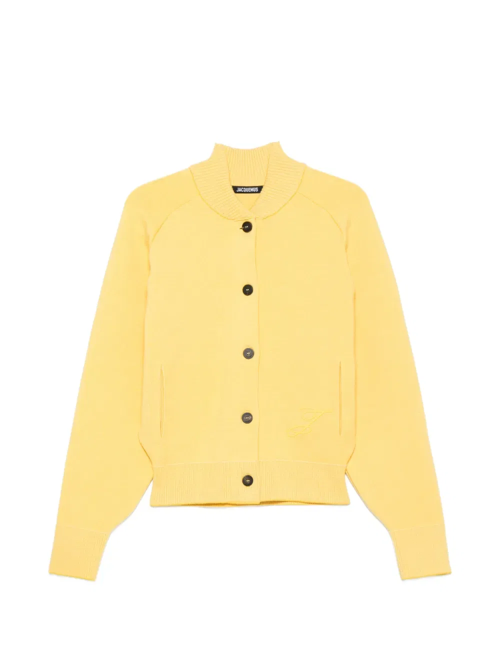 Кардиган с вышитыми пуговицами Levande Jacquemus, желтый
