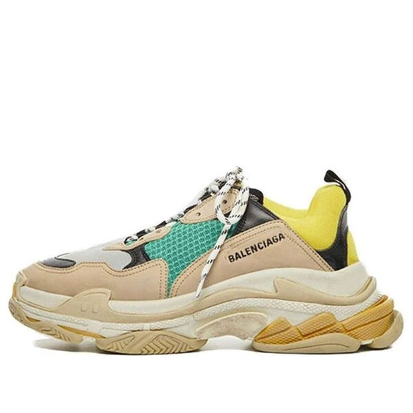 

Кроссовки triple s sneaker 'green yellow' 2018 Balenciaga, желтый