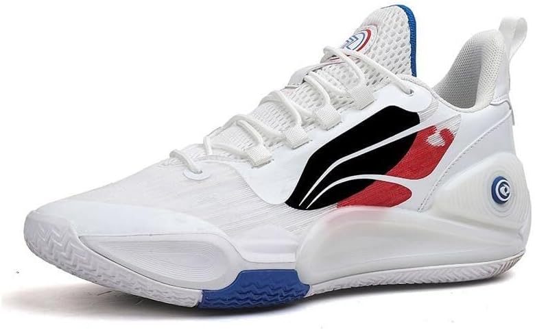 

Мужские баскетбольные кроссовки, дышащие, с противоскользящей, износостойкой подошвой, амортизирующие, для спортивных тренировок и ходьбы Generic, белый