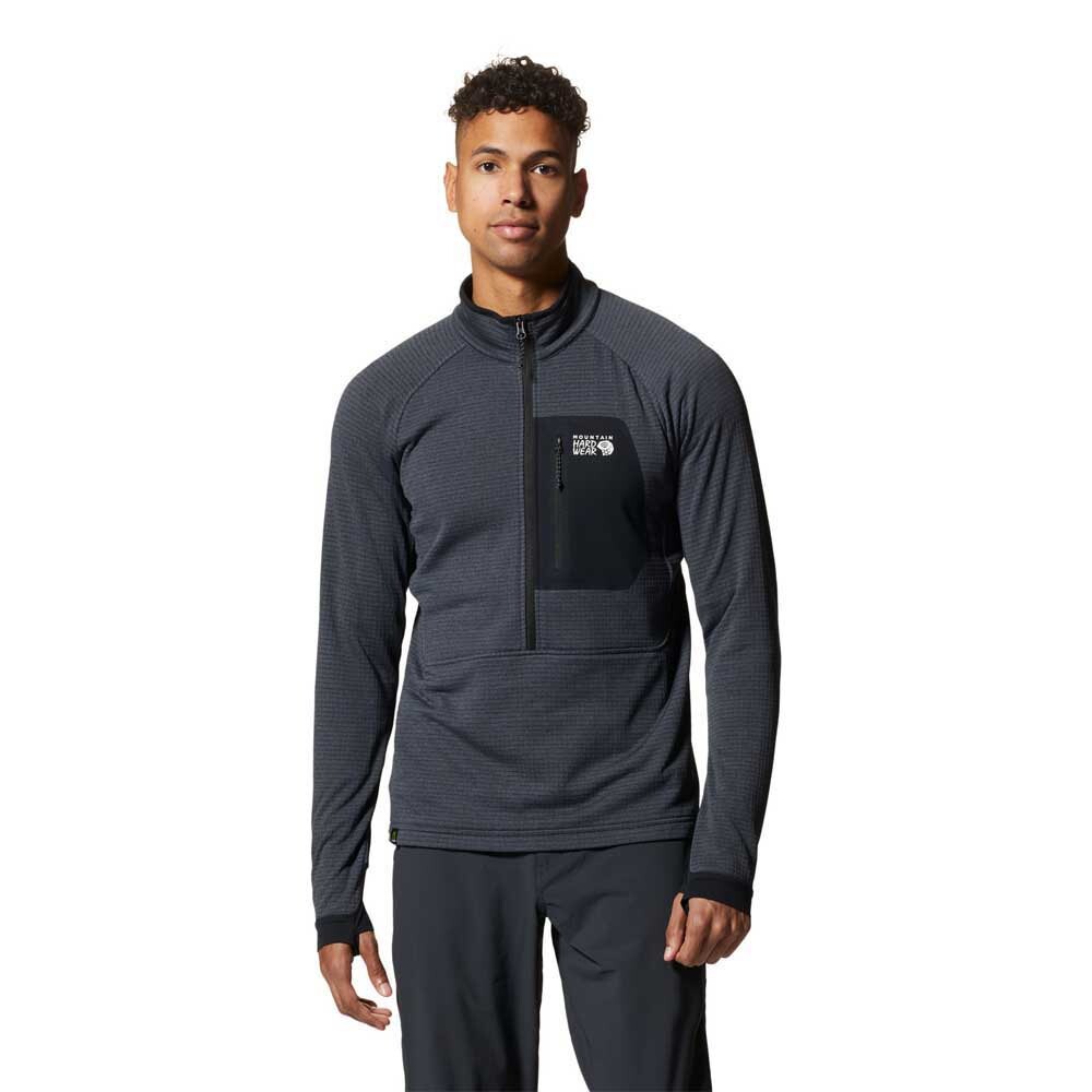 

Толстовка на молнии Mountain Hardwear Polartec Power Grid, синий