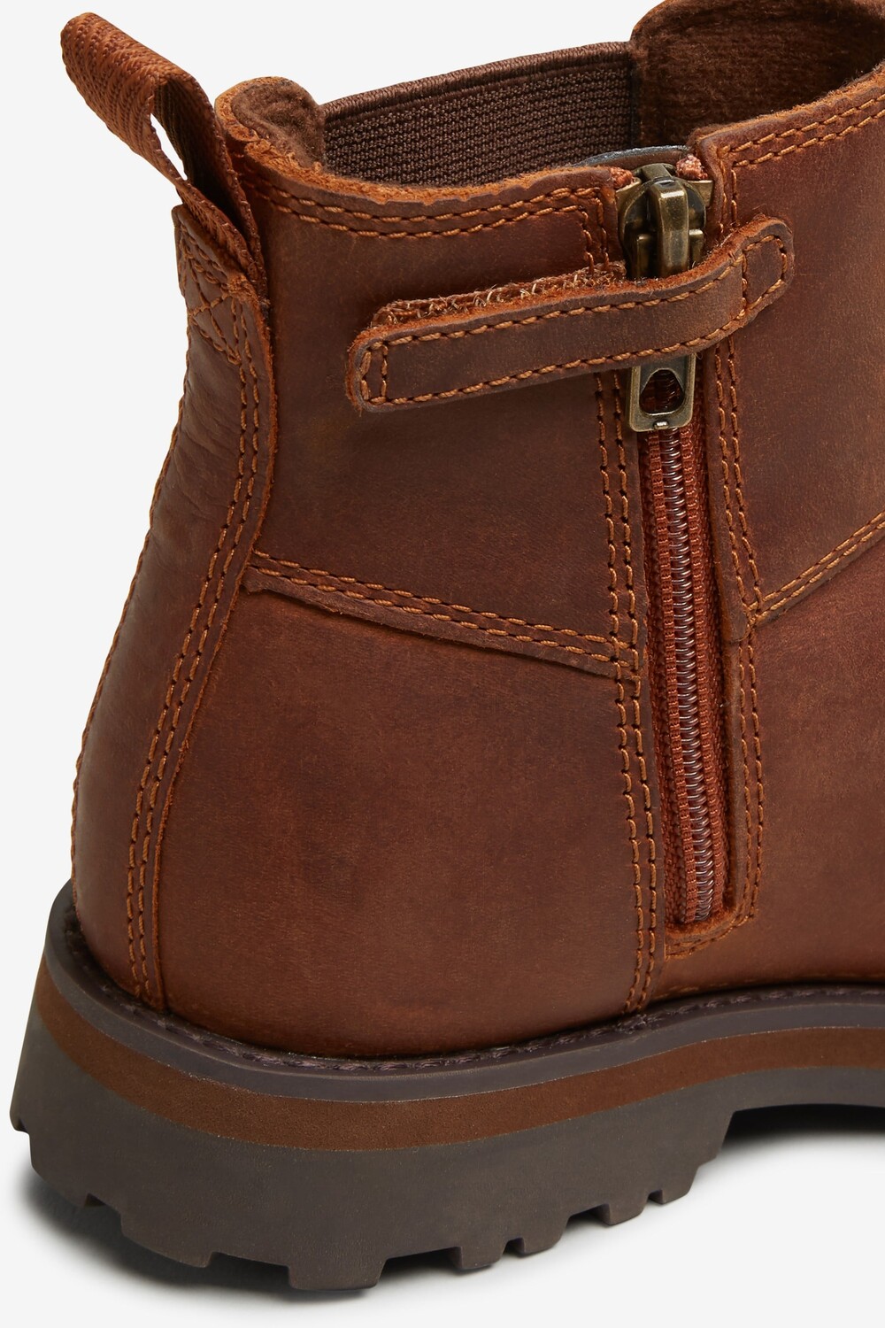 Коричневые детские туфли челси курма Timberland, коричневый — фото 3