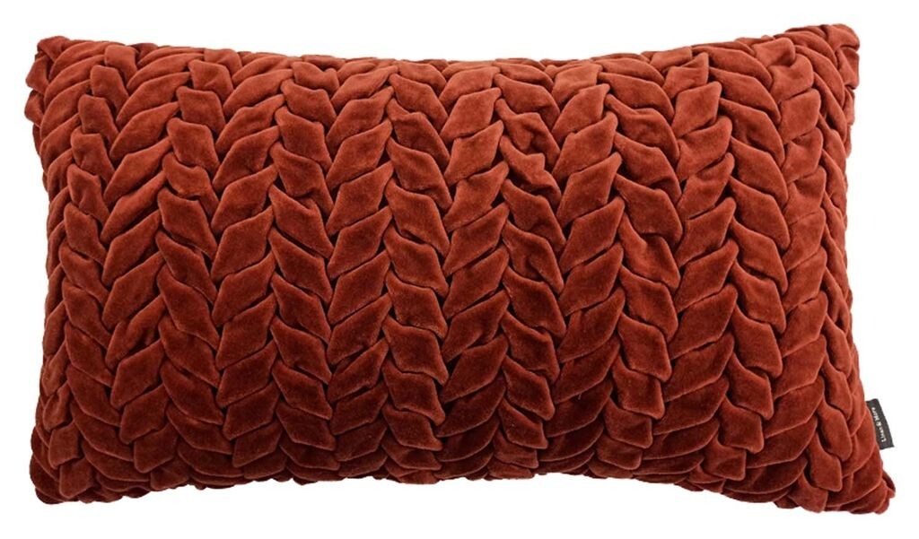 

Подушка - ржаво-коричневый - 30 х 50 см - плетеный вид Blyco Textil Group BV