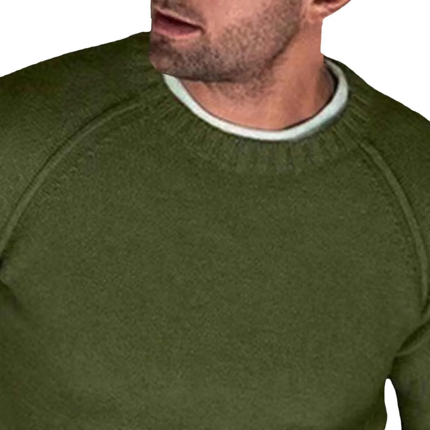 Мужской свитер Casual Crewneck, легкий, классический, с длинными рукавами — фото 3