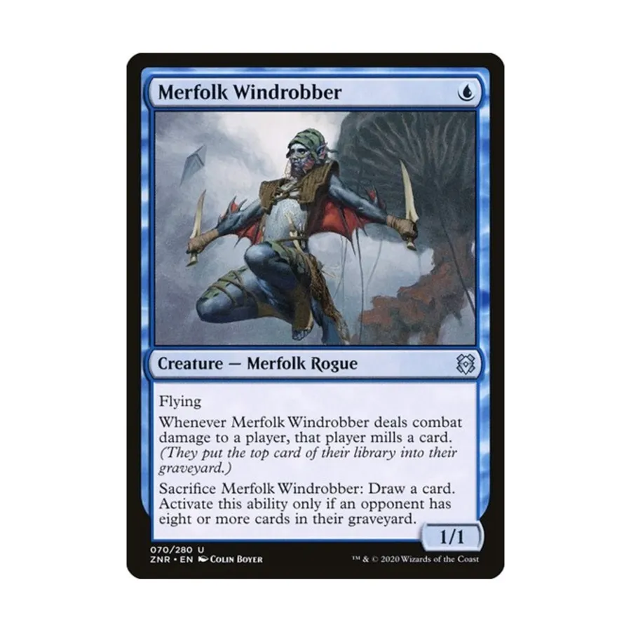 

CCG Мерфолк Ветролоб (U), MTG - Zendikar Rising