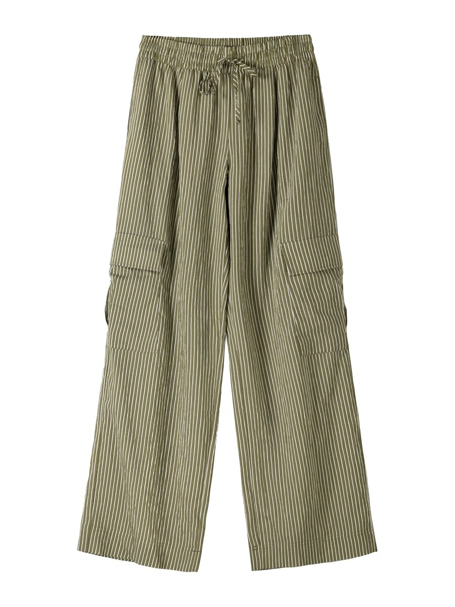 

Брюки-карго Bershka Loose fit Cargo Pants, хаки
