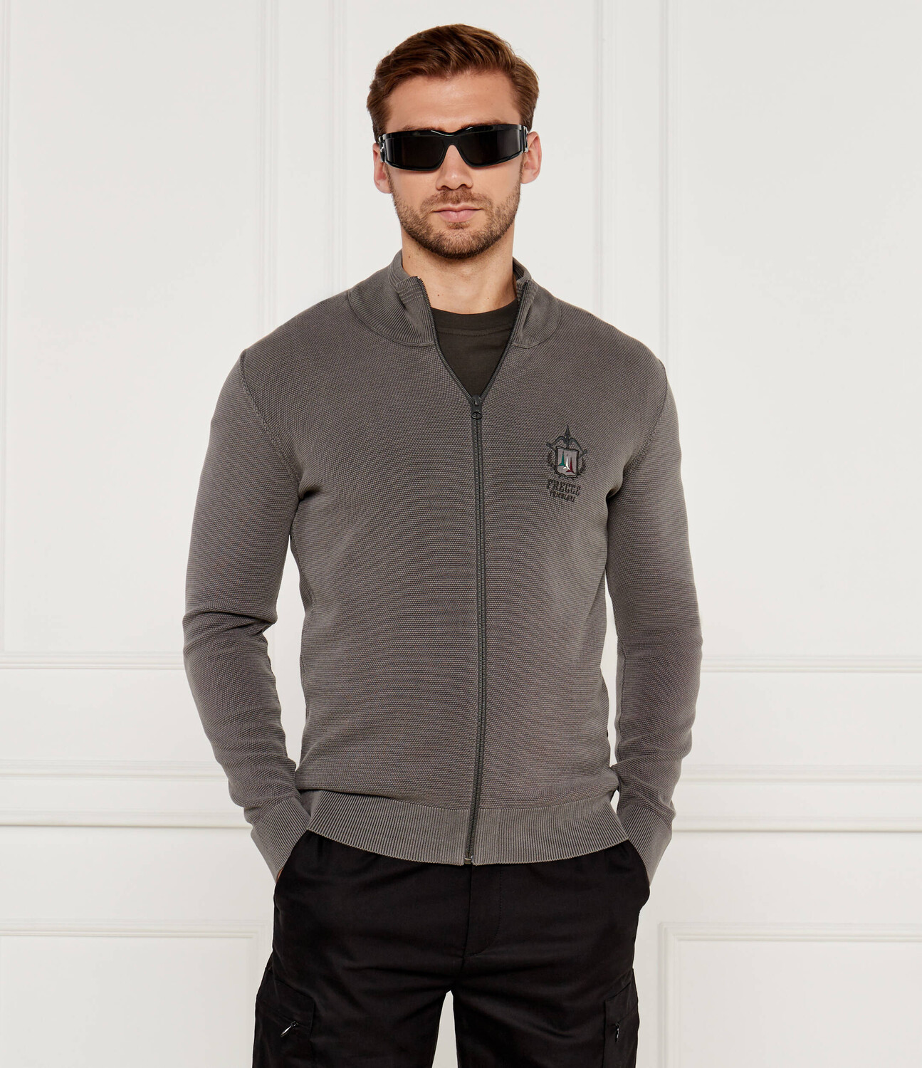 

Свитер Aeronautica Militare Regular Fit, серый