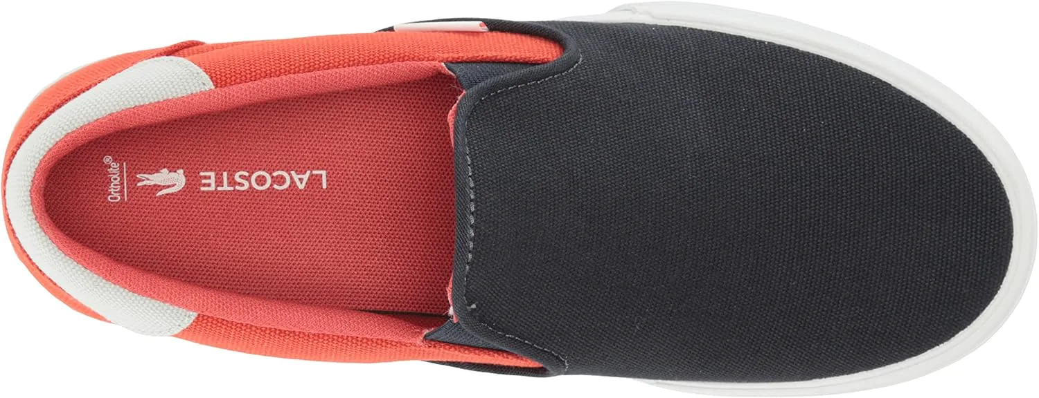Кроссовки Lacoste Kids L004, синий/красный — фото 4
