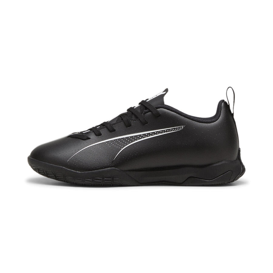 Футбольные бутсы ULTRA 5 PLAY IT для молодежи PUMA, черно-белые — фото 4