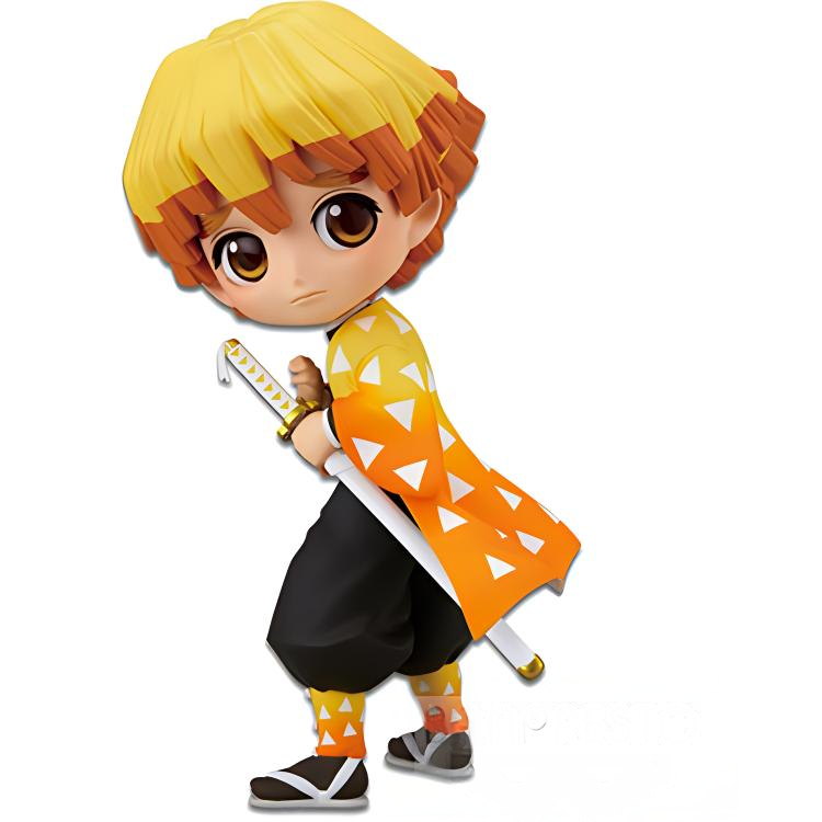 

BANPRESTO Zenitsu Agatsuma Eyewear Factory Q Posket Demon Slayer Kimetsu No Yaiba Style A Q Version