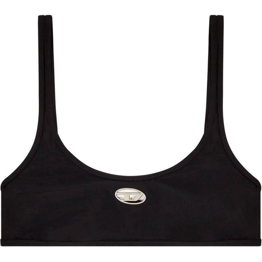 

Бюстгальтер топ Utlt с круглым вырезом DIESEL, черный