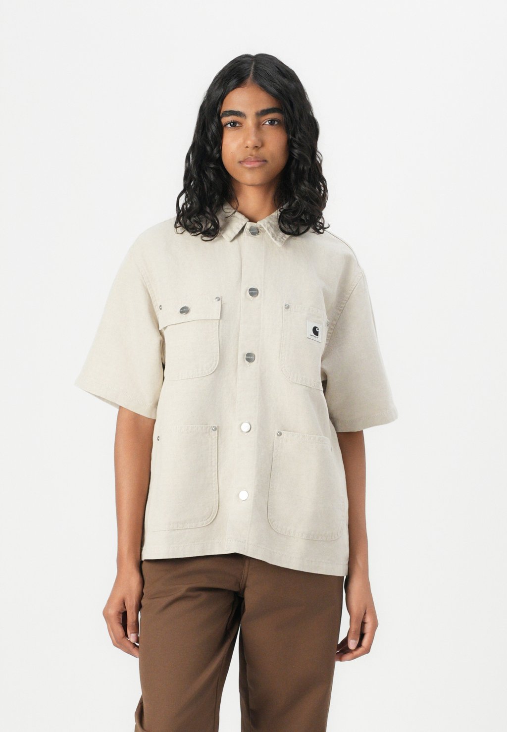 

Блузка на пуговицах MICHIGAN SHIRT Carhartt WIP, бежевый