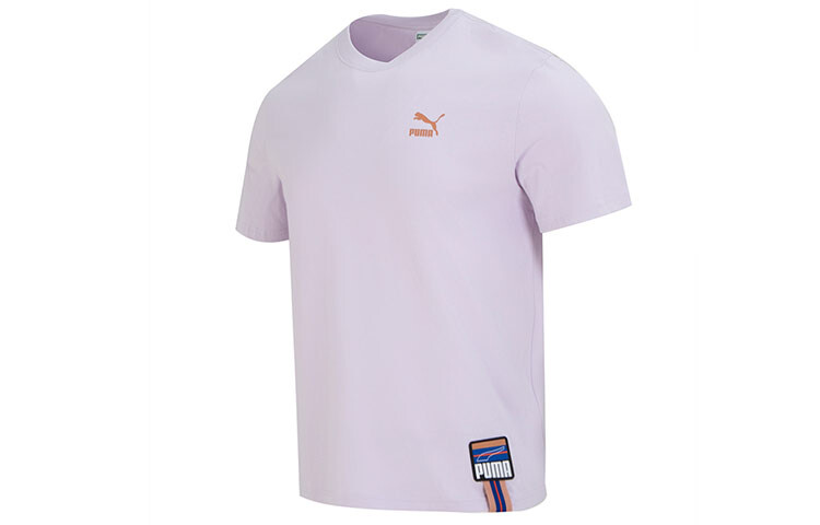 

Футболка унисекс сиреневая Puma, светло-фиолетовый