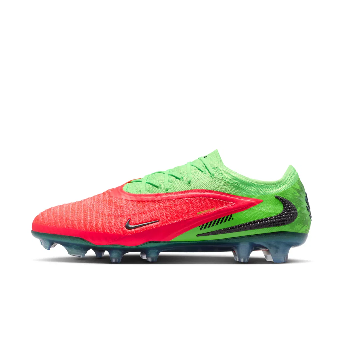 Мужские футбольные бутсы для твердого грунта Phantom 6 Low Elite "Erling Haaland" Nike, розовый