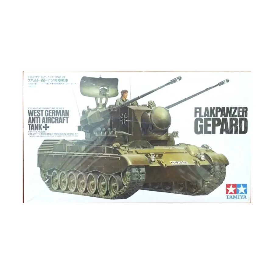 

Западногерманский зенитный танк — Flakpanzer Gepard, Military Models - 1/35 Scale