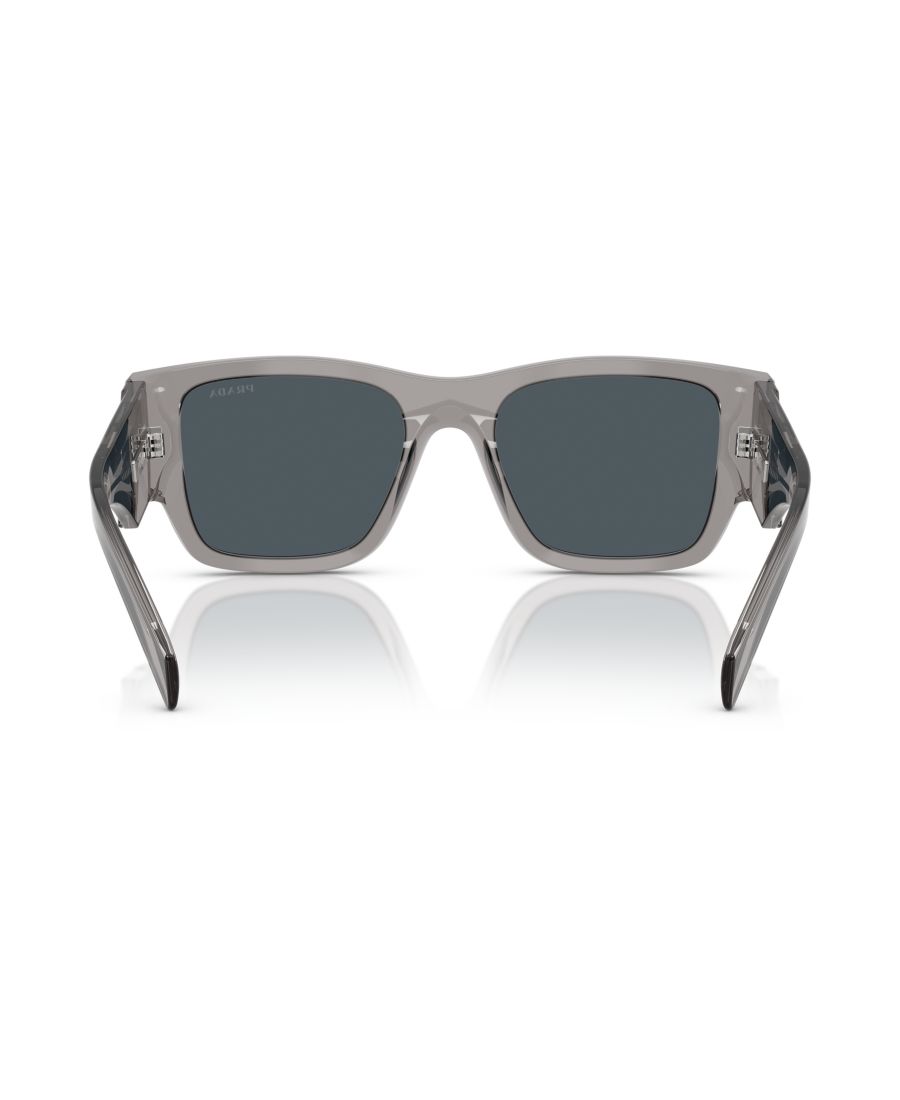 Мужские солнцезащитные очки PR 10ZS PRADA, Transparent Asphalt — фото 4