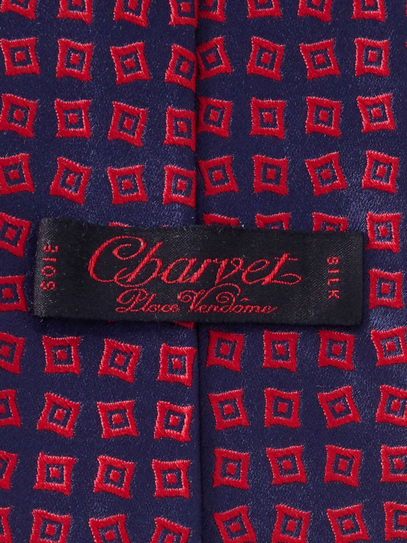 

Галстук из шелкового жаккарда шириной 8,5 см CHARVET, красный