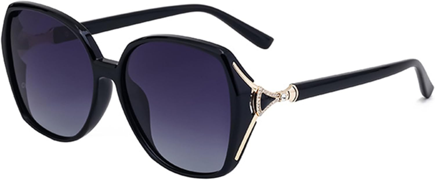 

Поляризованные модные женские квадратные солнцезащитные очки, сверкающие, элегантные, стильные, для вождения и отдыха на открытом воздухе, защита от УФ-излучения UV400 bullabulling, C1