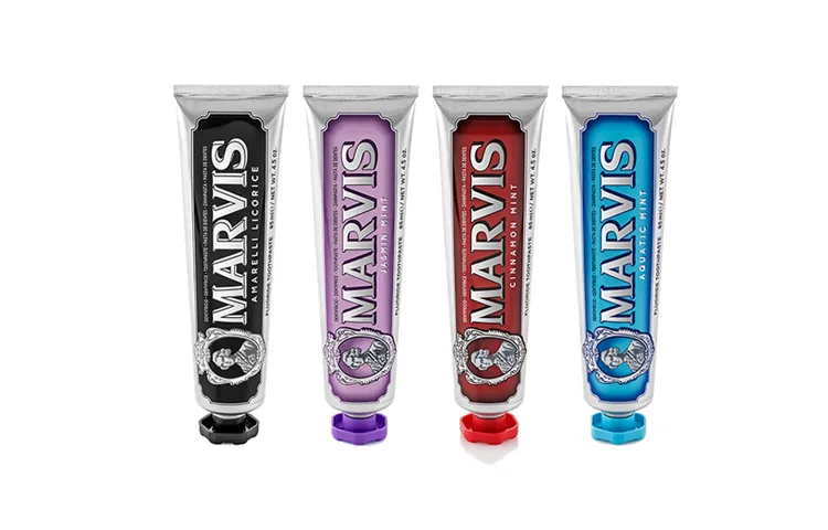 Marvis Зубная паста Classic Periodontal Care 85 мл*4, Licorice * jasmine * cinnamon * ocean